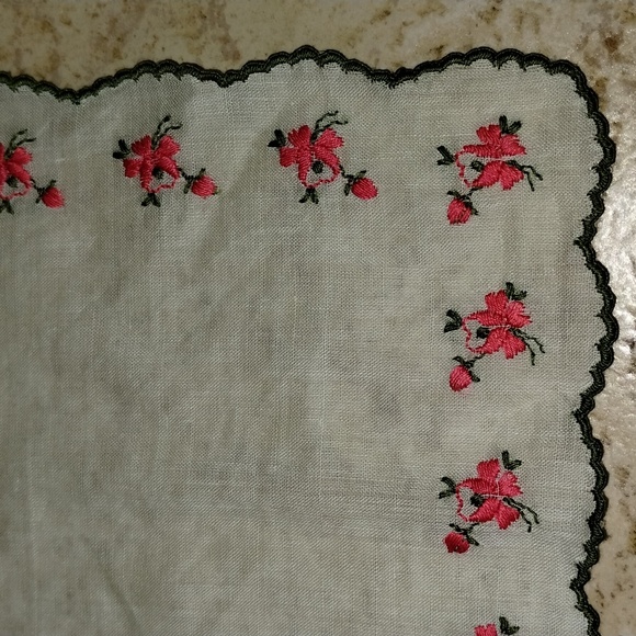 2 Vintage Handkerchiefs - Picture 5 of 5